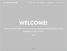 Tablet Screenshot of kylebattle.com